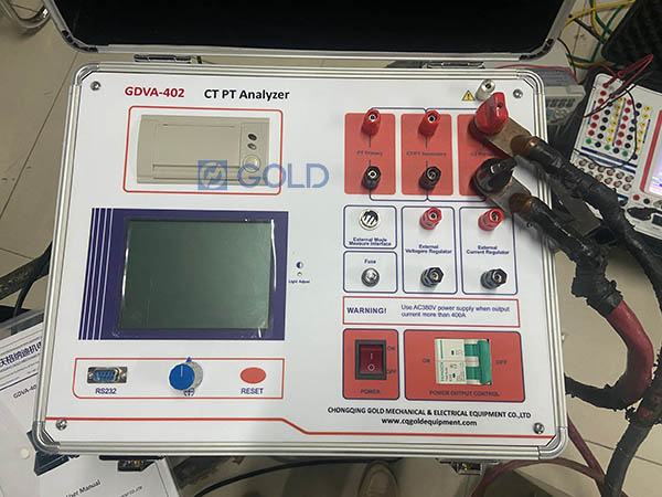 GDVA-402 CT PT tester tayari kwa usafirishaji