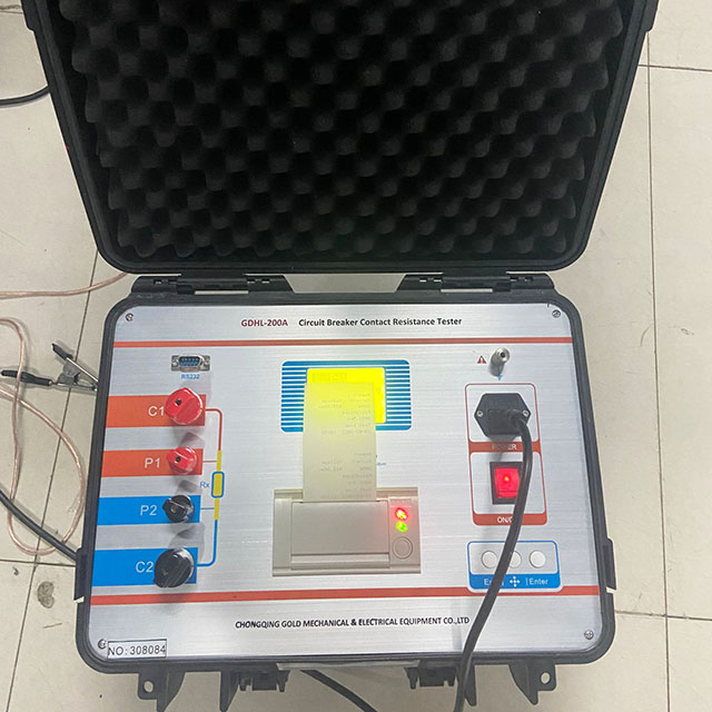 Mfululizo wa GDHL Mzunguko wa Mawasiliano ya Kuzuia Upinzani wa Micro Ohmmeter 