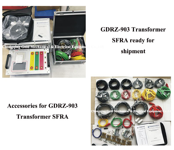 GDRZ-903 Transformer SFRA vilima deformation deformation tester tayari kwa usafirishaji