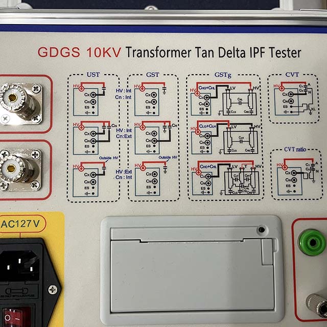 GDGS Moja kwa moja Transformer IPF Insulation Power Factor Tester, Transformer Tan Delta Tester