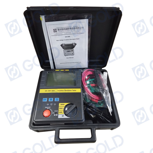 GD-2305 5KV dijiti ya juu-voltage insulation Resistance Resistance Tester